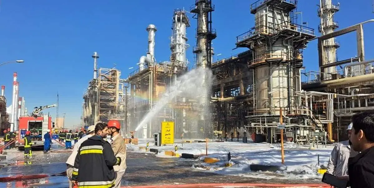 پالایشگاه اصفهان آتش گرفت/ چهار نفر مصدوم شدند