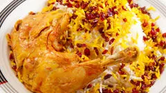 طرز تهیه  زرشک‌پلو با مرغ یلدایی 