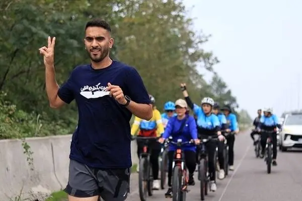 دونده اهل انزلی ۳۴ کیلومتر دوید تا صدای تالاب انزلی شود