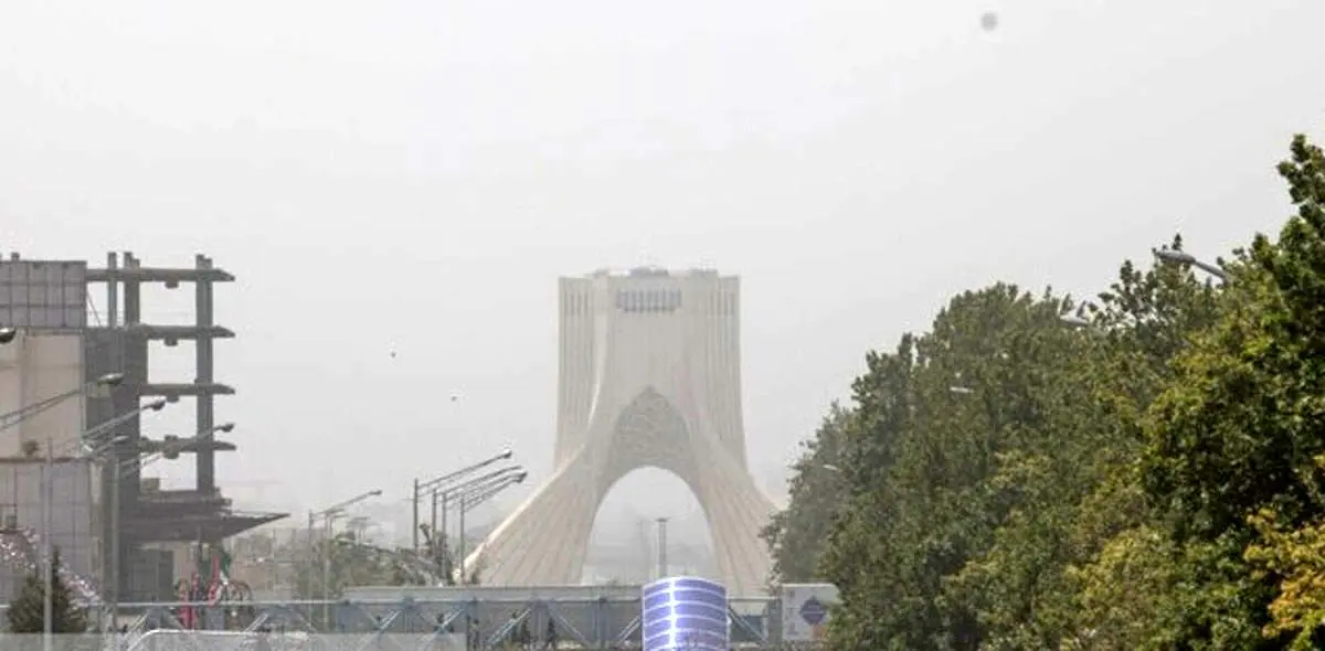 وزش باد شدید در تهران و کم شدن آلودگی