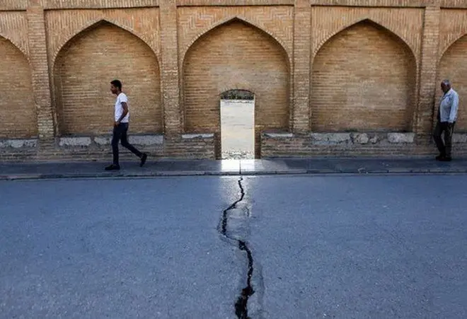 تخلیه کامل یک شهرک مسکونی اصفهان 