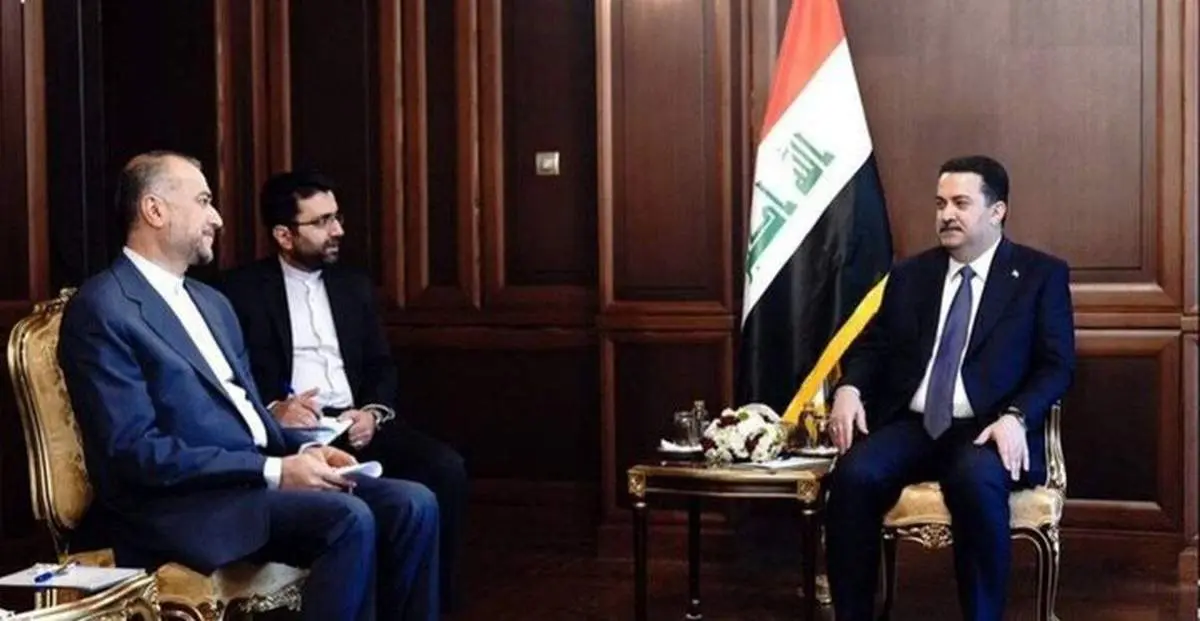 امیرعبداللهیان با نخست وزیر عراق دیدار کرد