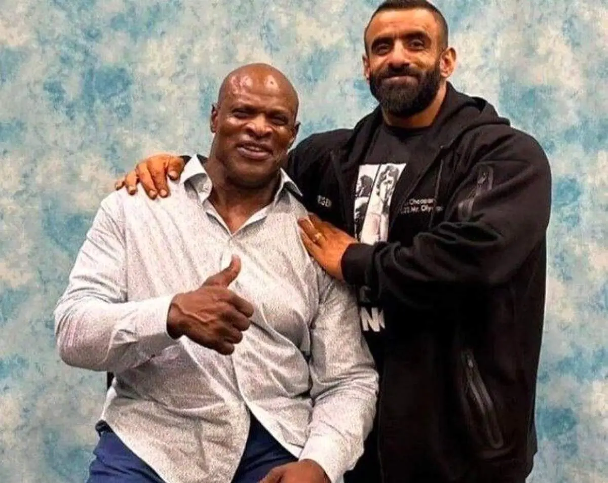 دیدار هادی چوپان با رونی کلمن/ عکس