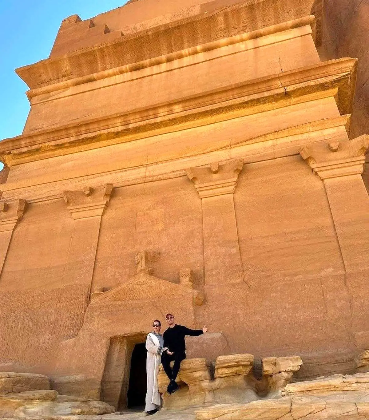 تصاویر عاشقانه رونالدو و جورجینا در عربستان