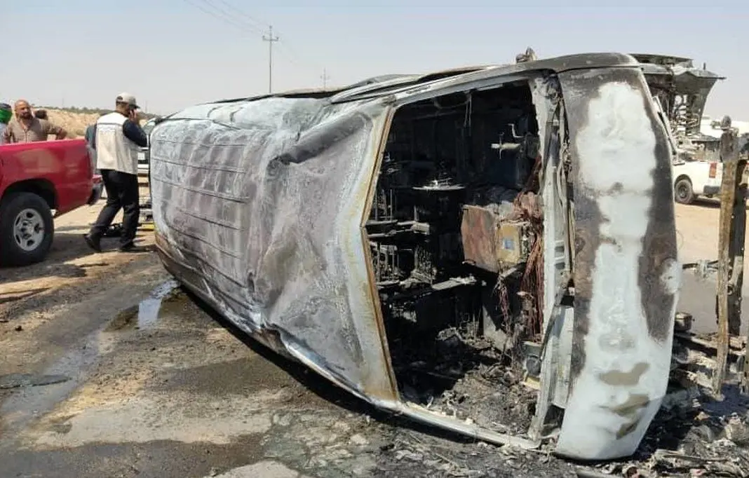 6 کشته و مصدوم بر اثرواژگونی ون حامل زائران ایرانی در عراق