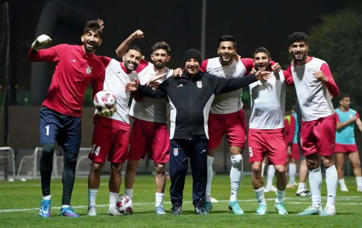 فضای شاد تمرین تیم ملی در قطر/ عکس