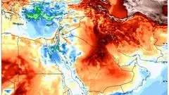 تا ۱۰ روز آینده خبری از باران نیست!/ نقشه هواشناسی