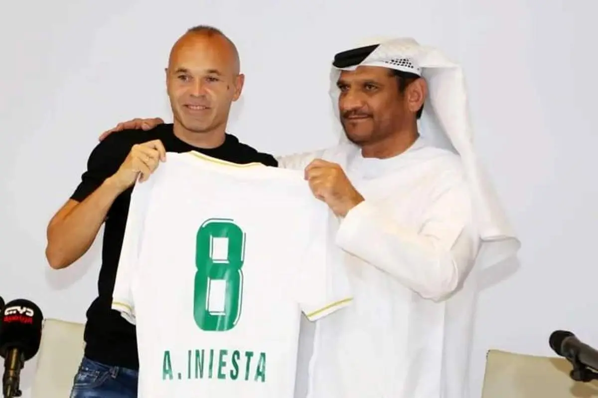 حرفهای رئیس الامارات درباره اینیستا: یوسف ترکاندی!