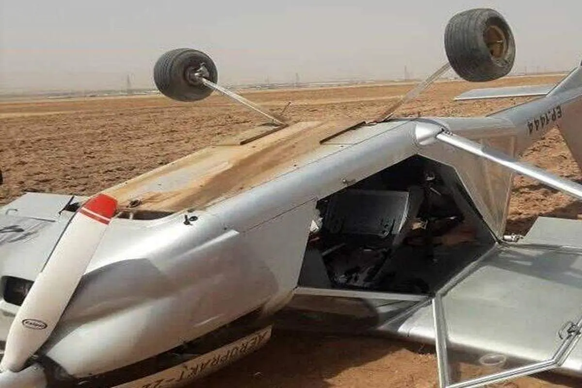 سقوط یک فروند هواپیمای آموزشی/ ۲ نفر به شهادت رسیدند