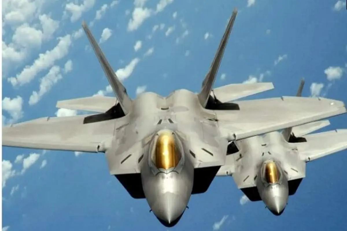 ورود جنگندههای «اف ۲۲» آمریکا به منطقه