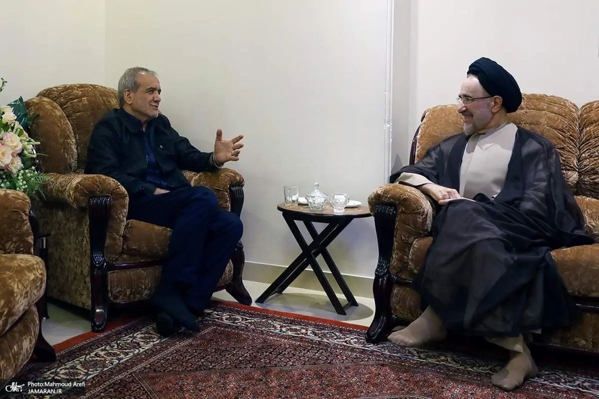 سیدمحمد خاتمی بعد از ۱۹ سال به پاستور رفت/ جلسه مهم با پزشکیان درباره چینش کابینه