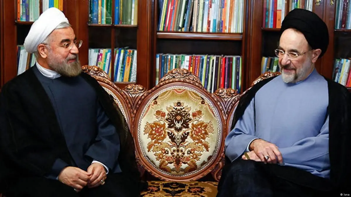 حسن روحانی و محمد خاتمی با لباس هایی متفاوت/ تصاویر
