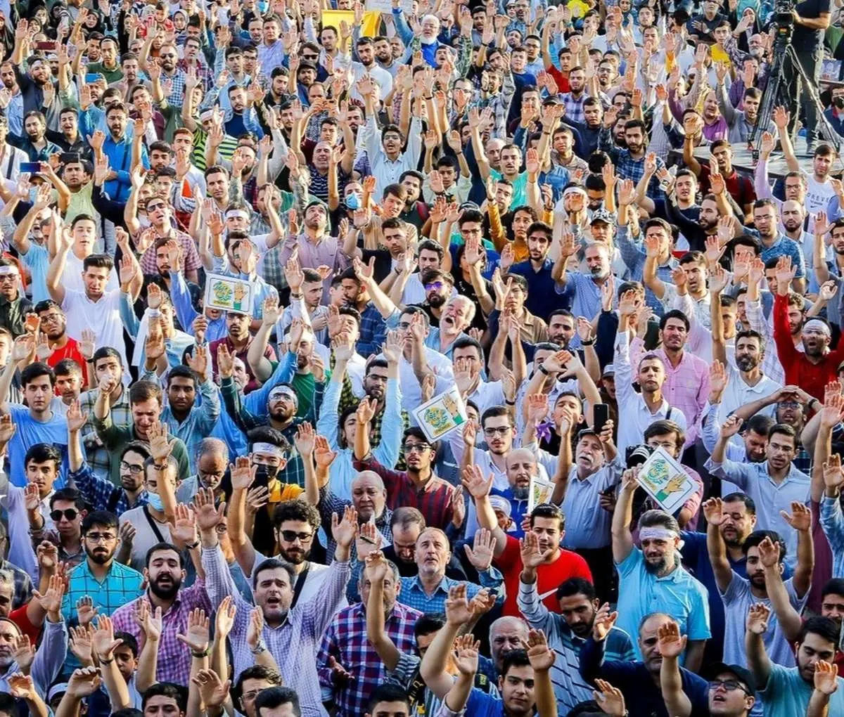 جشن باشکوه «عید بیعت» در میدان آیینی امام حسین (ع) تهران