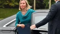 موگرینی دیپلمات‌های ارشد اتحادیه اروپا در بلژیک آزاد شدند