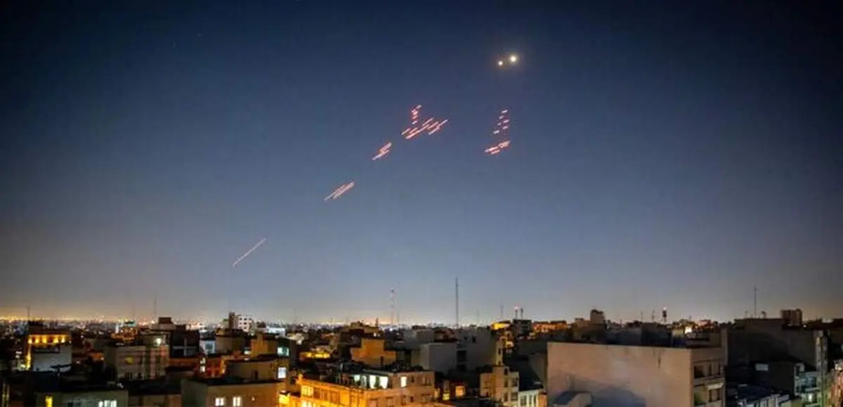 مقابله بی نظیر پدافند هوایی تهران برابر حملات اسرائیل