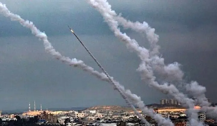 حمله موشکی قسام به اراضی اشغالی از جنوب لبنان
