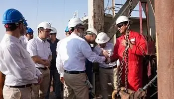 سرپرست پتروپارس از میدان مشترک آزادگان جنوبی بازدید کرد 