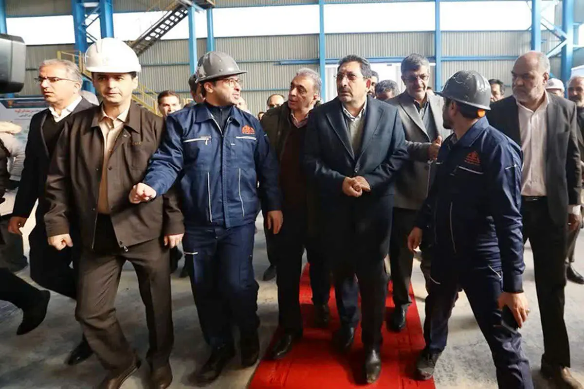 بهرهبرداری از کارخانه کلاف سرمد ابرکوه با سرمایهگذاری چادرملو