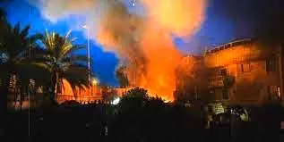 ببینید | وضعیت خیابان‌های منتهی به سفارت سوئد در عراق بعد از آتش زدن سفارتخانه