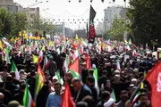 ببینید/ انعکاس تصاویر مراسم تشییع شهدا و حضور پرشور مردم در شبکه‌های بین‌المللی 