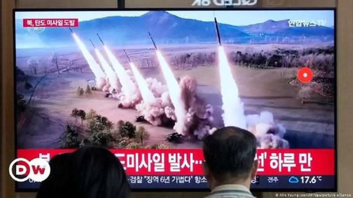 کره شمالی ۱۰ موشک بالستیک آزمایش کرد