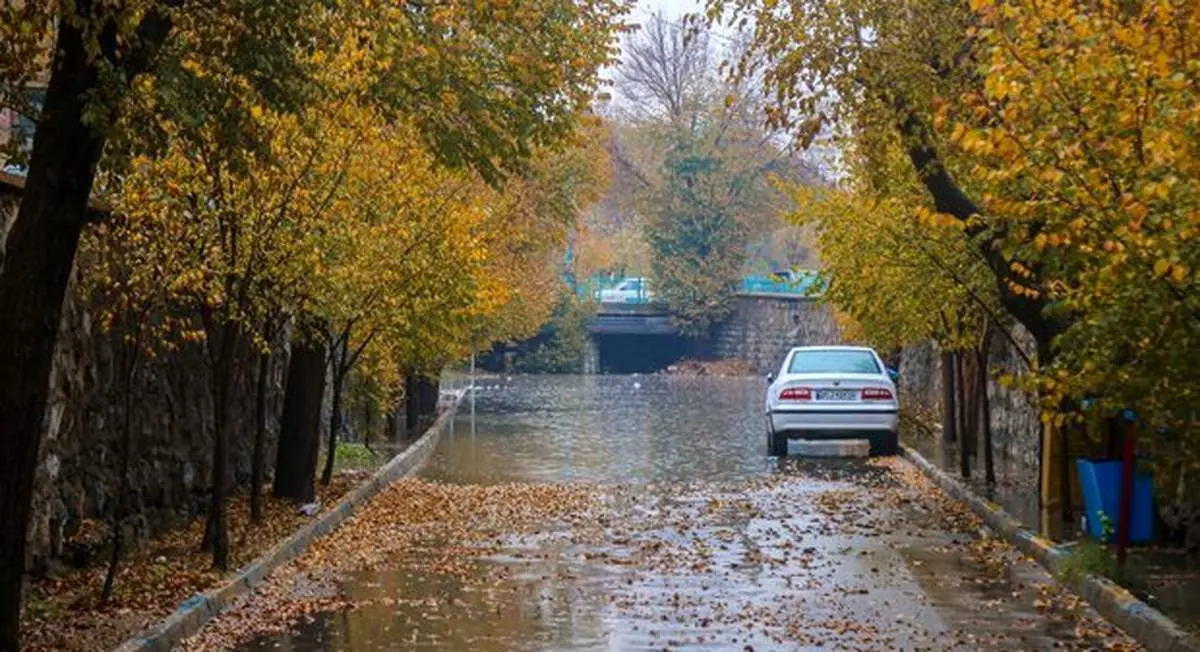 بارش باران شدید از فردا  پنج شنبه تا شنبه در این مناطق/جاده ها لغزنده است