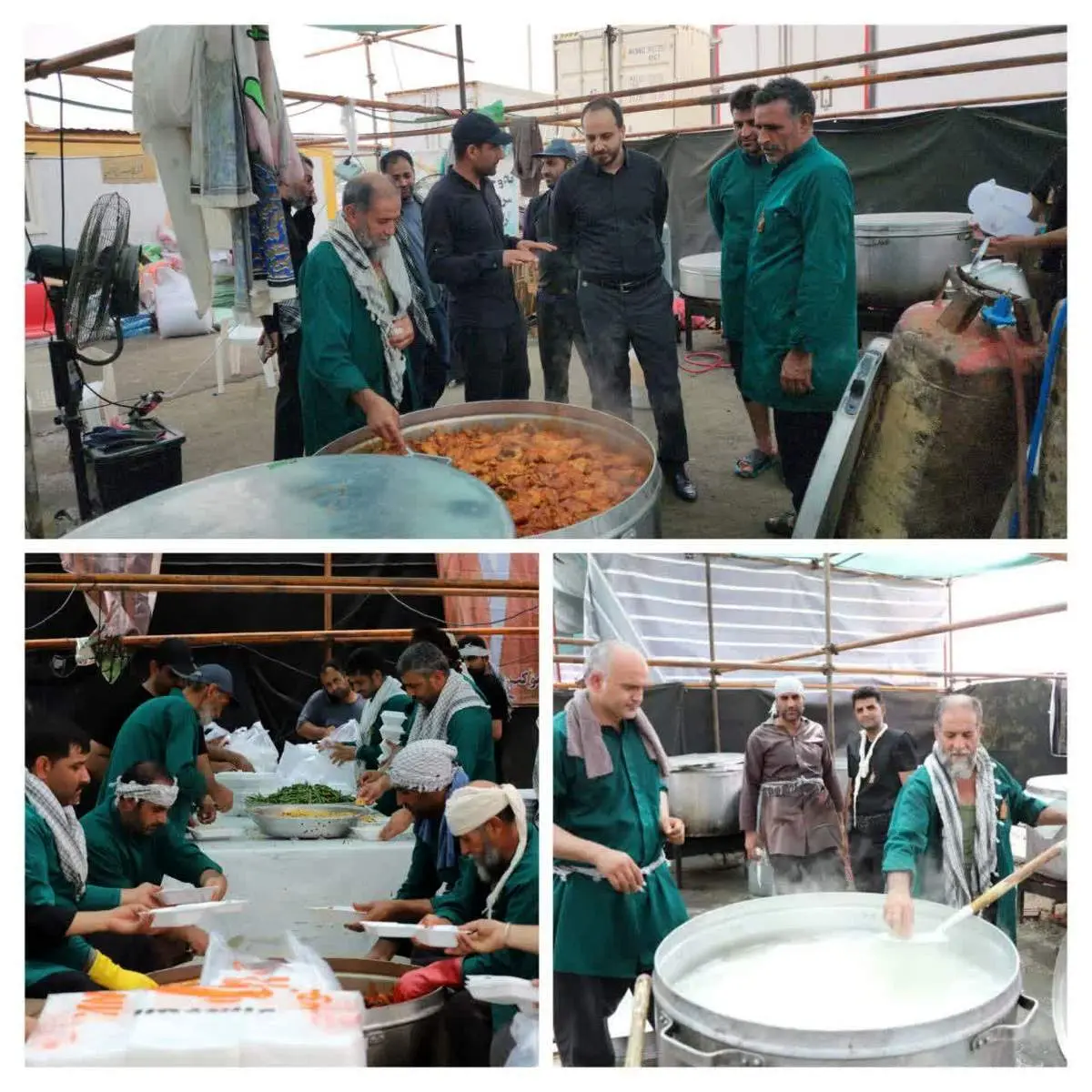 موکب خدمت‌رسانی به زائران در مرز «ریمدان» سیستان و بلوچستان برپا شد