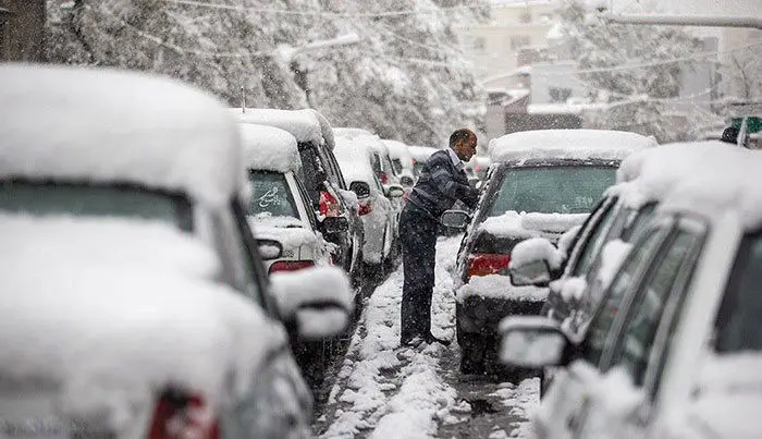 تصاویری  حسرت آور از آبان‌ 98 پر از برف تهران