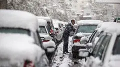 تصاویری  حسرت آور از آبان 98 پر از برف تهران