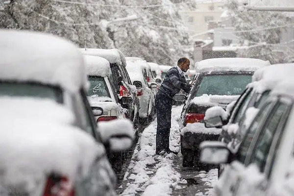 تصاویری  حسرت آور از آبان‌ 98 پر از برف تهران
