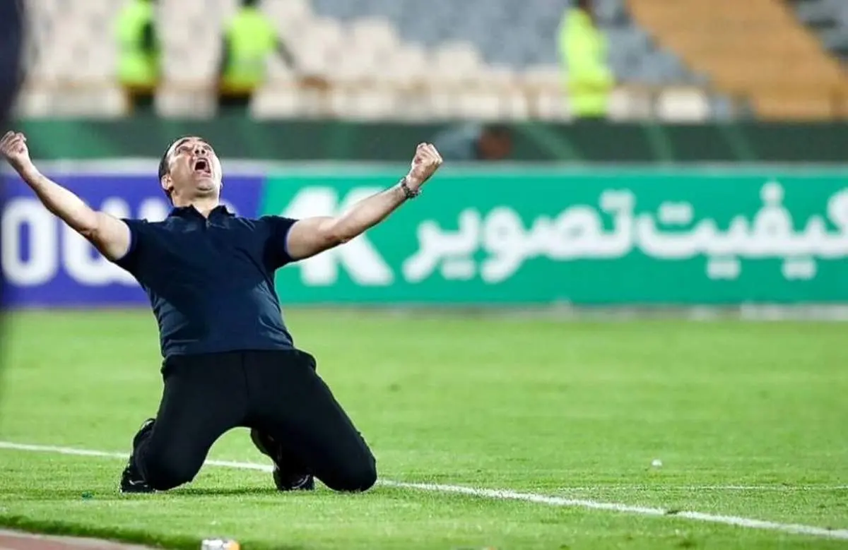 خوشحالی نکونام در حد لالیگا / عکس