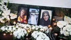 تصاویری اندوهناک از مراسم ترحیم خانواده سقاب اصفهانی