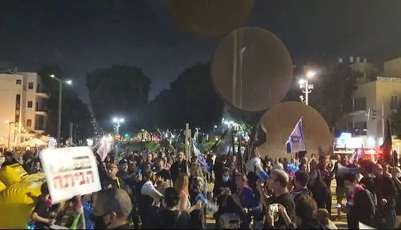 تل‌آویو شاهد تظاهرات ضد جنگ غزه 