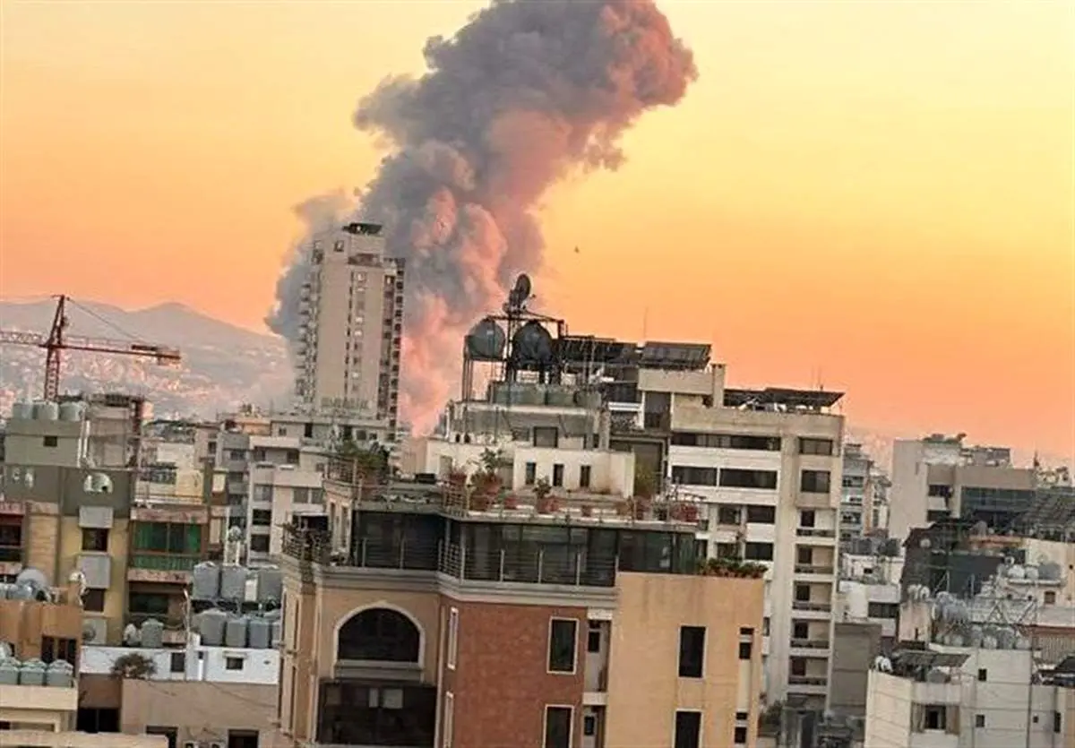 حمله وحشیانه صهیونیستها به جنوب بیروت