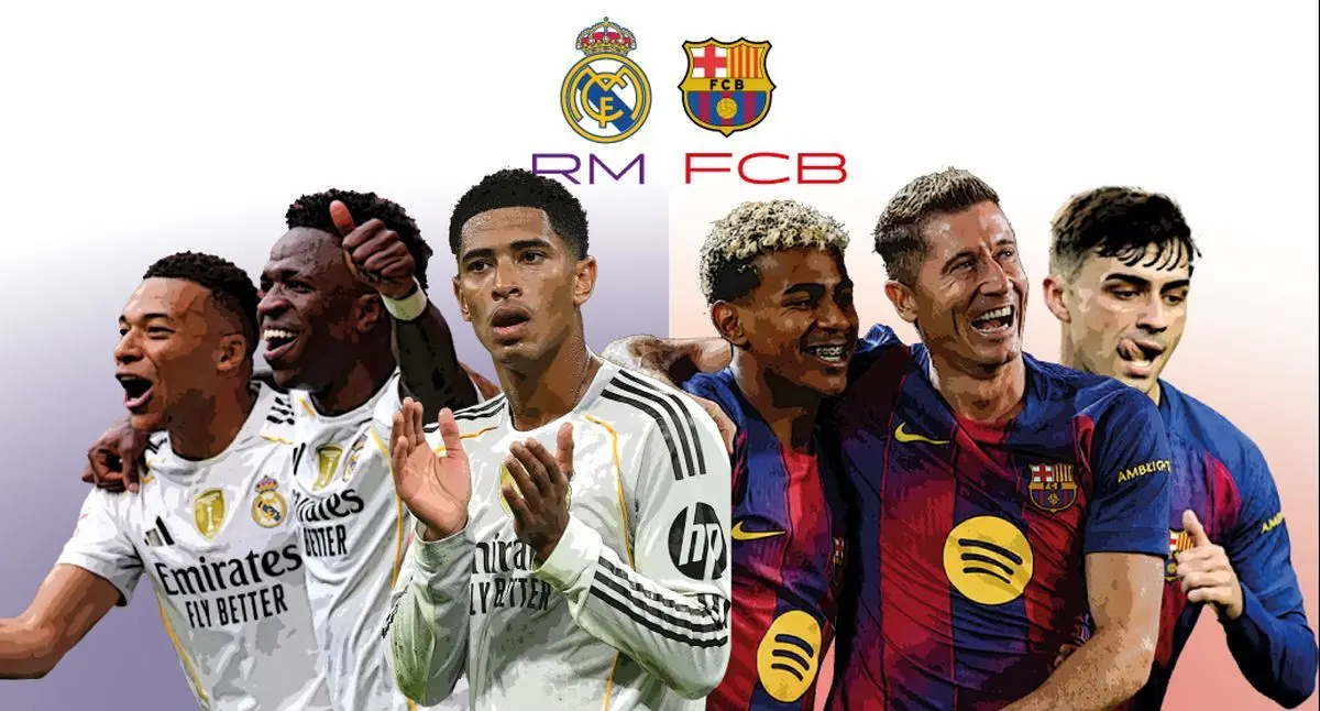 ساعت برگزاری ال‌کلاسیکو به وقت ایران