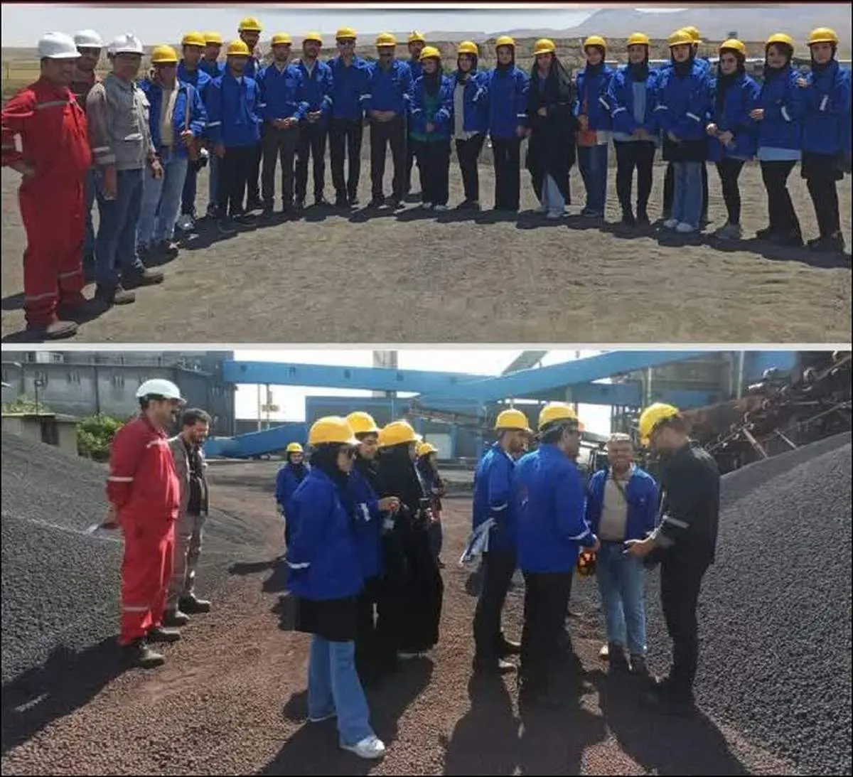 بازدید دانشجویان دانشکده صنعت و معدن شهرستان قروه از مجتمع صبانور