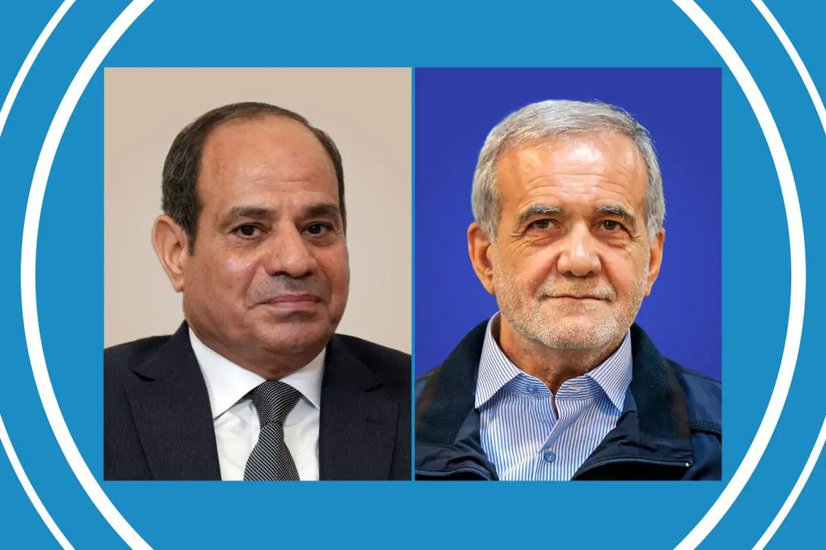 پزشکیان و عبدالفتاح السیسی دیدار میکنند
