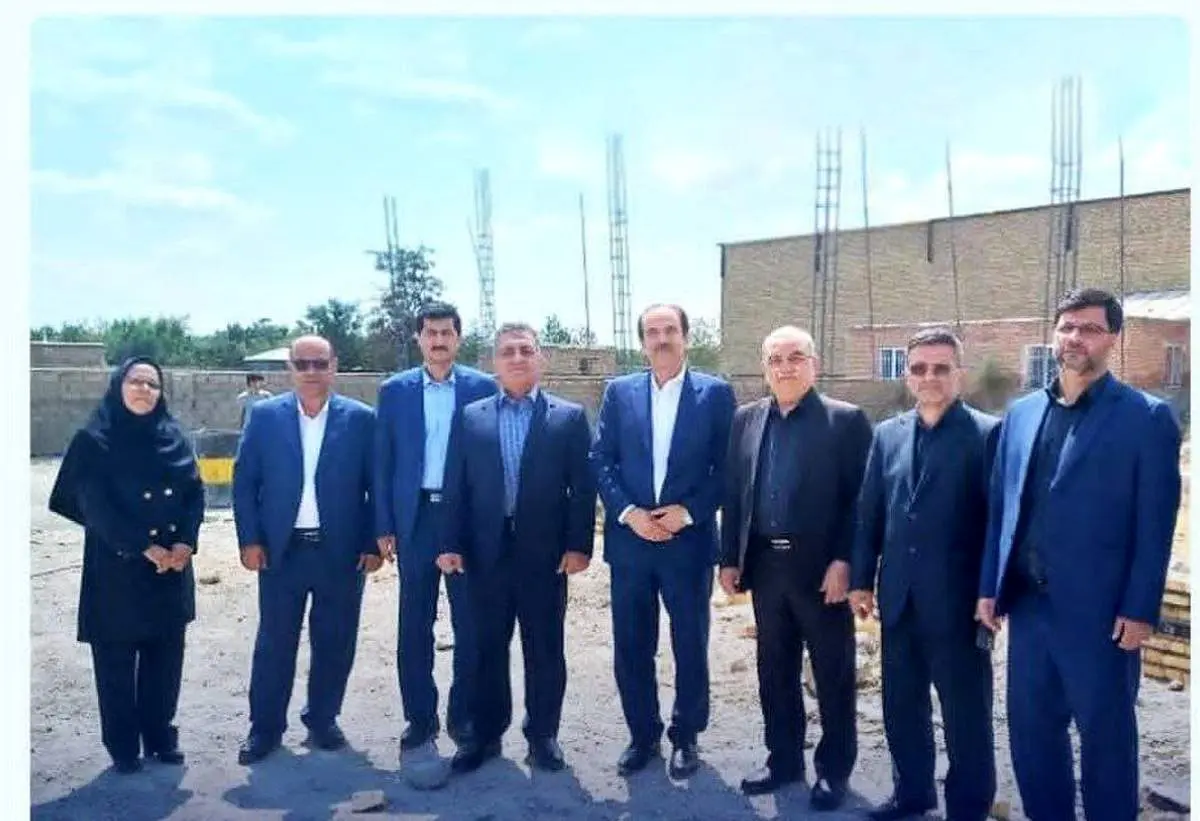 بازدید مدیر عامل بیمه آسیا از پروژه ساخت مدرسه شهدای بیمه آسیا در استان آذربایجان غربی