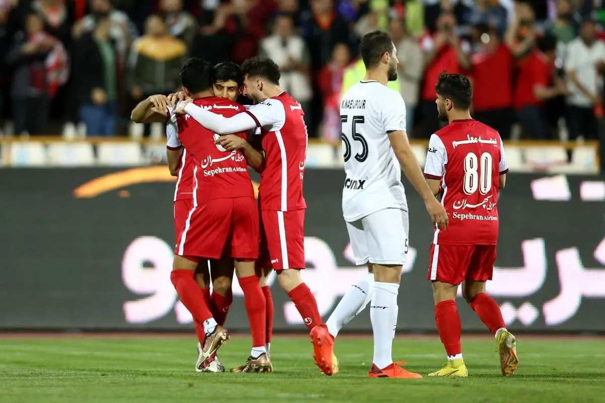 لحظه اتفاق غیرمنتظره در بازی پرسپولیس و ملوان/ فیلم