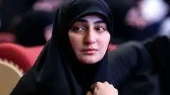 برخورد جالب حسین یاری با زینب سلیمانی در یک مراسم/ فیلم