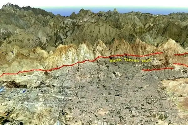 کدام مناطق تهران روی گسل‌ زلزله قرار دارد؟/ نقشه مناطق روی گسل