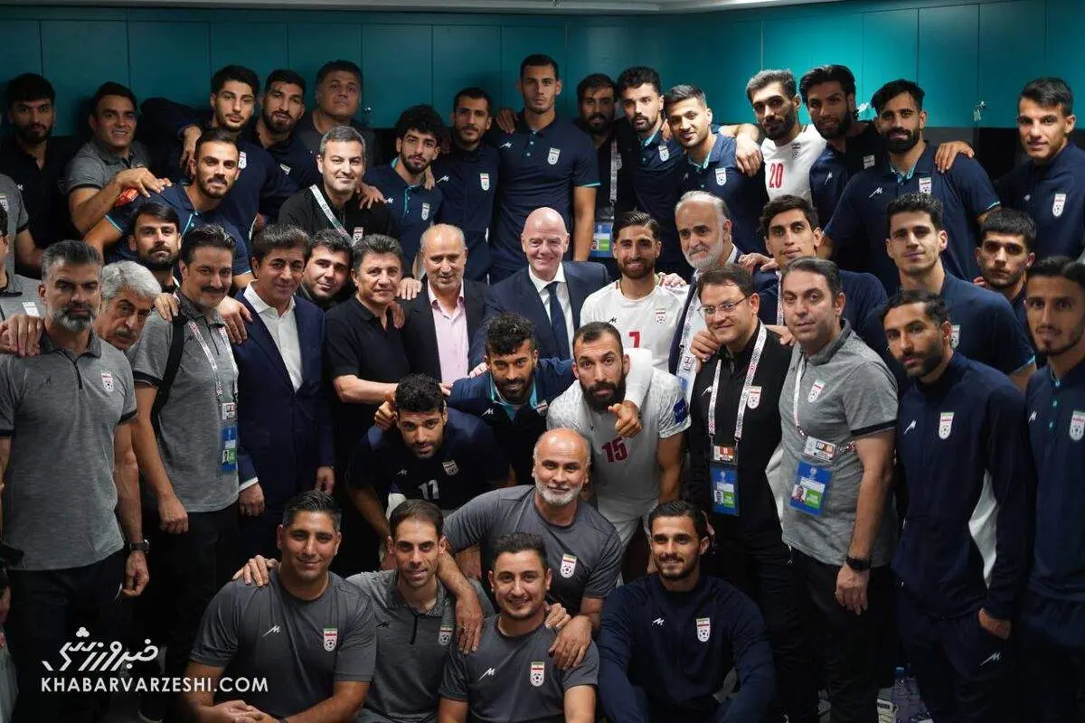 تصویر جنجالی از رختکن تیم ملی بعد از شکست تلخ!/ ببینید