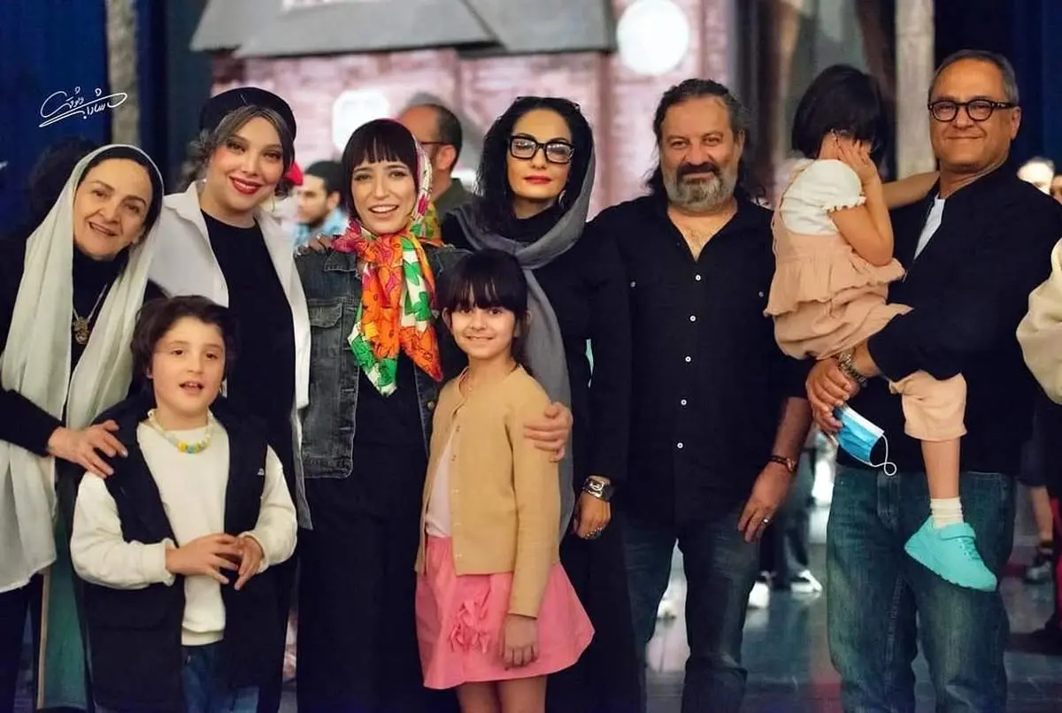 رامبد جوان با دخترش نوردخت و نگار جواهریان/ عکس