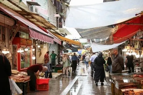 بارش باران شدید در رشت/ فیلم