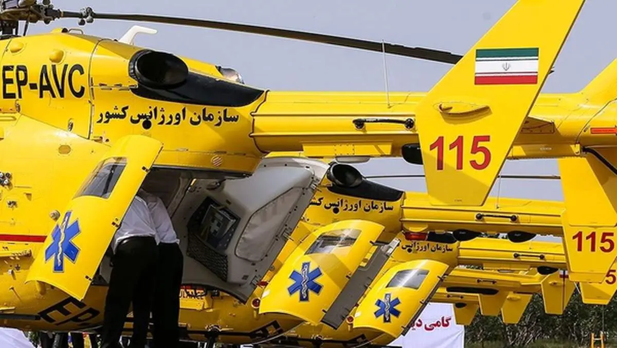 اورژانس هوایی جان نوزاد یک‌روزه را نجات داد