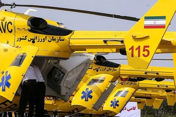 اورژانس هوایی جان نوزاد یک‌روزه را نجات داد