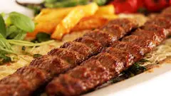 کباب کوبیده مجلسی به سبک رستوران های حرفه ای