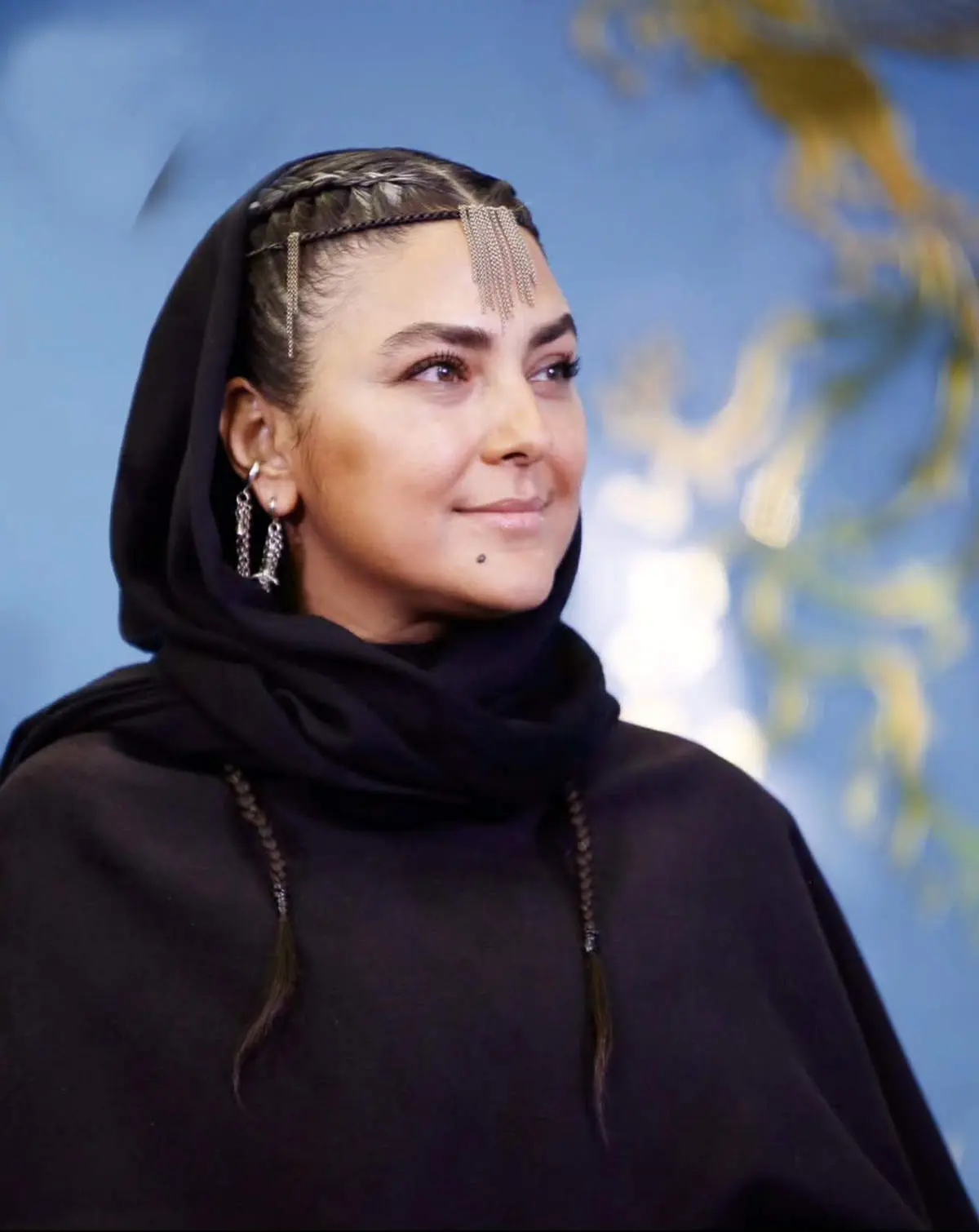 هدی زینالعابدین با تیپ آفریقایی در جشنواره/ تصاویر جذاب
