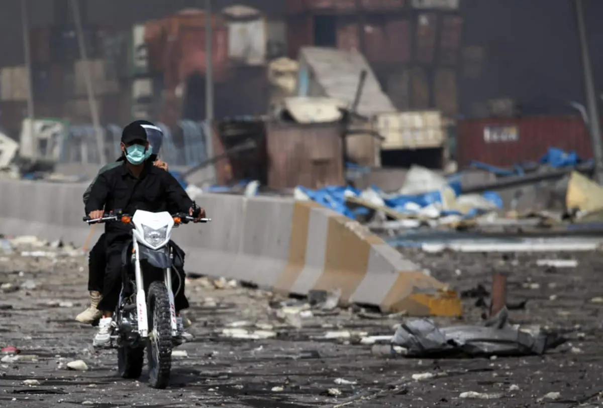 تصاویری تلخ از انفجار امروز بندرعباس/ ببینید