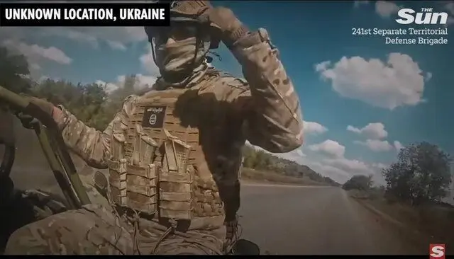 نشان داعش بر سینه سربازان اوکراین